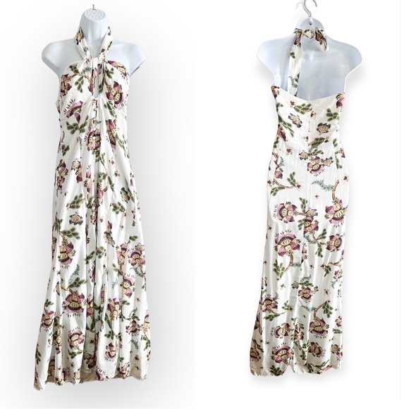New with Tag, Agua Bendita Beck Varenna Floral Maxi Dress Size Medium - Picture 3 of 14
